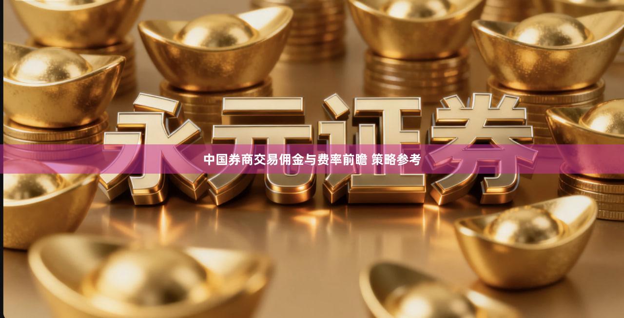 中国券商交易佣金与费率前瞻 策略参考