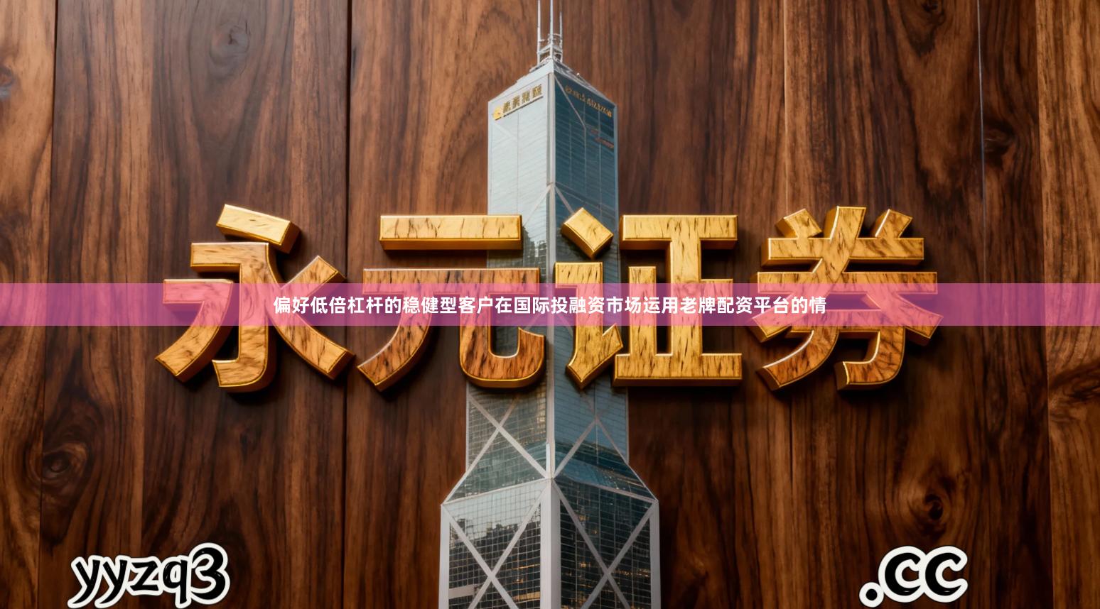 偏好低倍杠杆的稳健型客户在国际投融资市场运用老牌配资平台的情